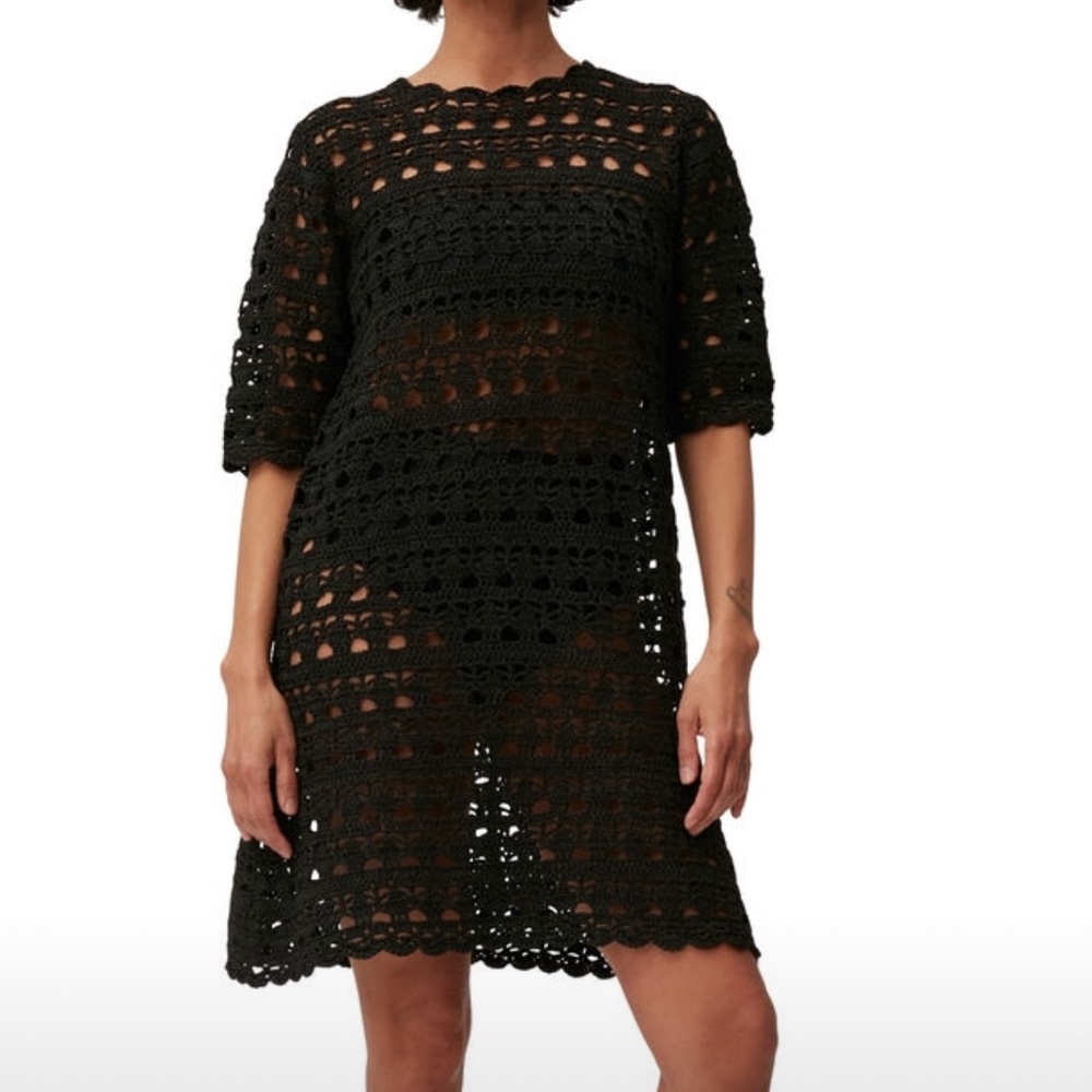 Ganni woven dress